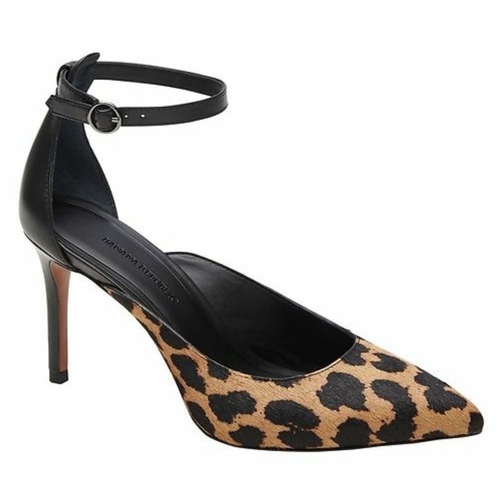 BANANA REPUBLIC Animal Print Heel‎ 6